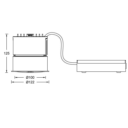 PLANA PRO Round Wall-Washer RGBW