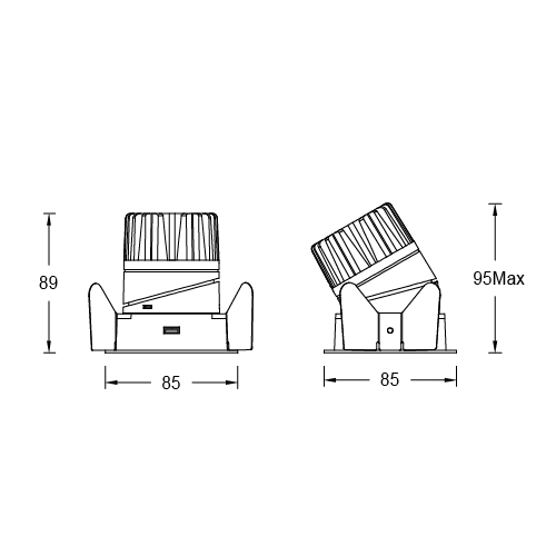 ULTRA Square Trim Fixed/Adj.
