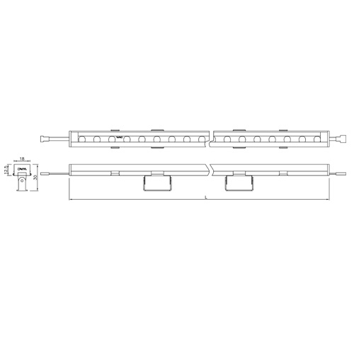 LEDme SHOWCASE Wall-Washer Surface