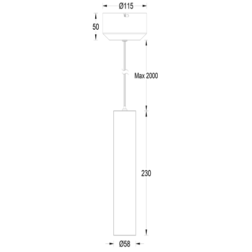 PLANA PRO Pendant Round