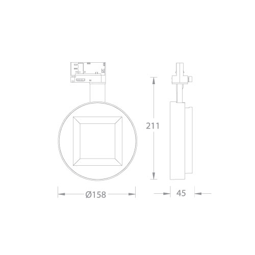 FALCON Round Wall-Washer