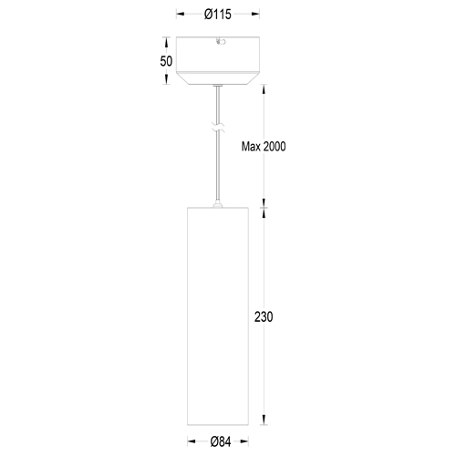 PLANA PRO Pendant Round
