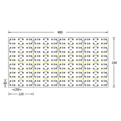 LED PIXELS RGB Group Cut
