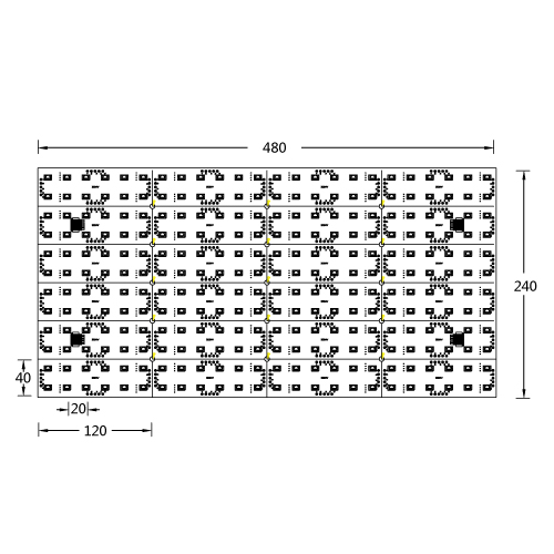 LED PIXELS RGBW Group Cut