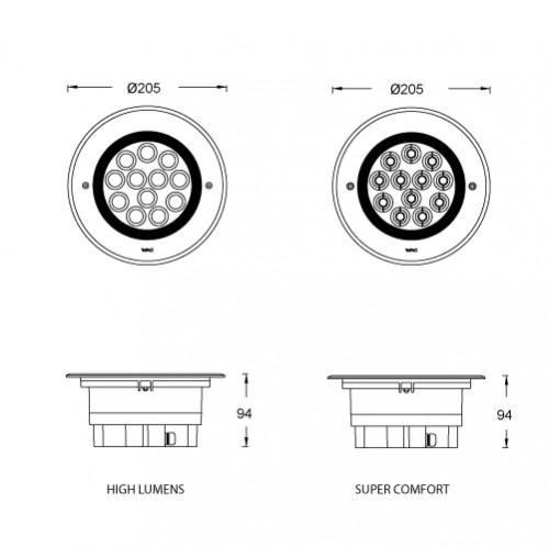 FUEGO COMPACT Uplight HP 205