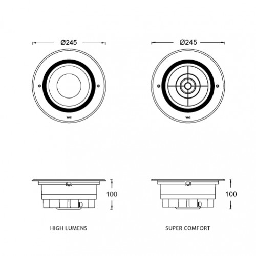 FUEGO COMPACT Uplight COB 245