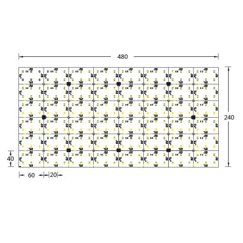 LED PIXELS Group Cut Single CCT