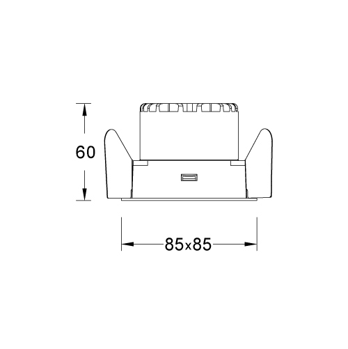 ULTRA TUNABLE ANTI-FOG Square Trim Fixed
