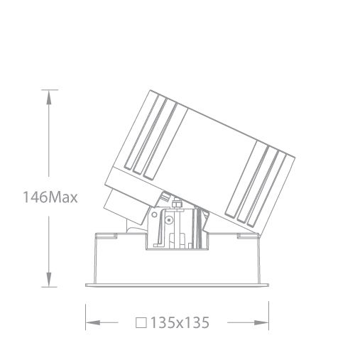 VOLTA  4/5/6" Adjustable Square