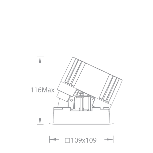 VOLTA  4/5/6" Adjustable Square