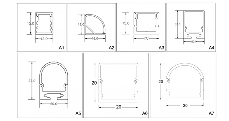AHLSE A Series Line Drawing