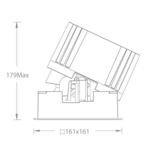 VOLTA  4/5/6" Adjustable Square