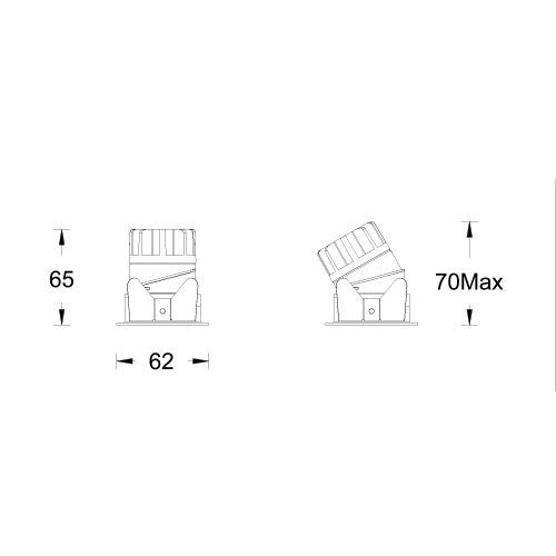 ULTRA TUNABLE Square Trim Fixed & Adj.