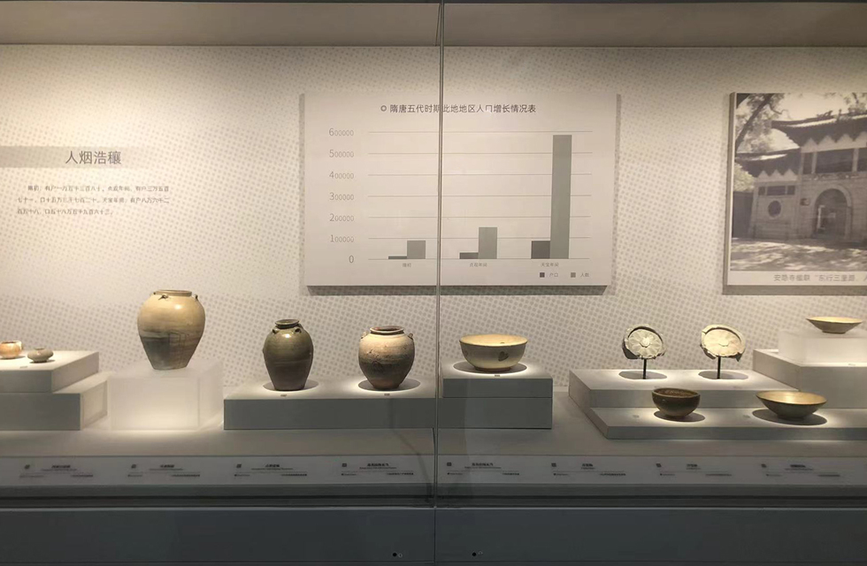 Lighting inside showcase