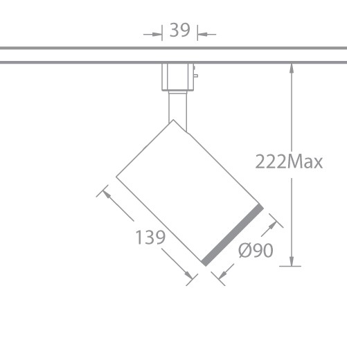 SILO PRO Spot Single Circuit Fixed