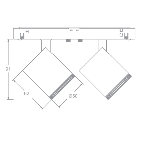 OCULARC Track Twin Fixed