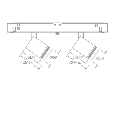 OCULARC FOCUS Track Twin Zoomable
