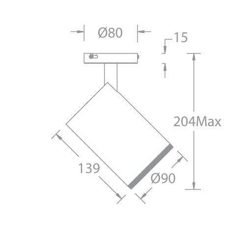 SILO PRO Spot Surface Fixed