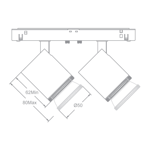 OCULARC FOCUS Track Twin Zoomable