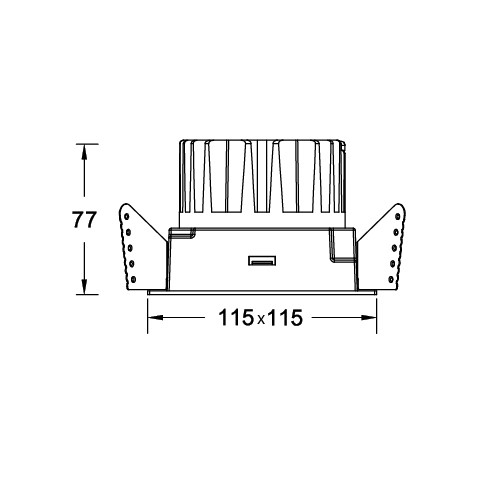 ULTRA ANTI-FOG Square Trim Fixed