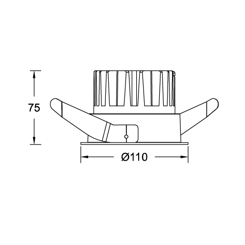 ULTRA ANTI-FOG Round Trim Fixed