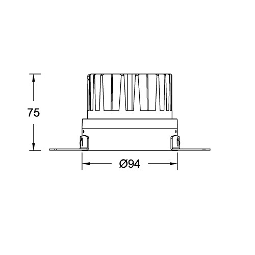 ULTRA ANTI-FOG Round Trimless Fixed