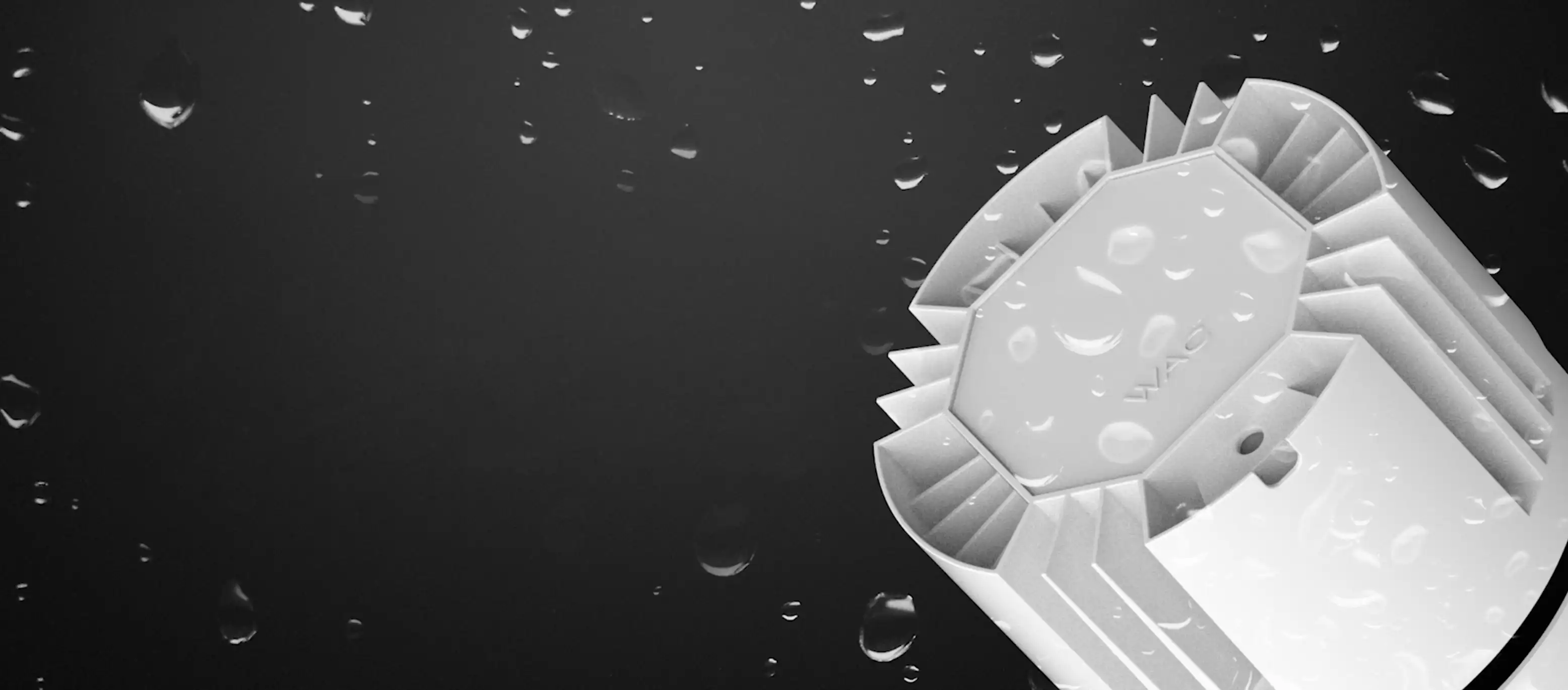 IP44 sealed light source chamber design