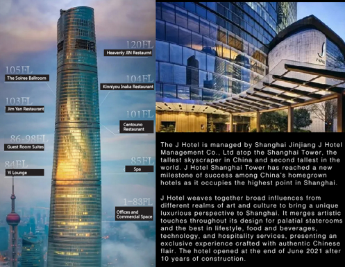 Lighting Cultivated Art in the Clouds WAC Illuminates J Hotel Shanghai Tower