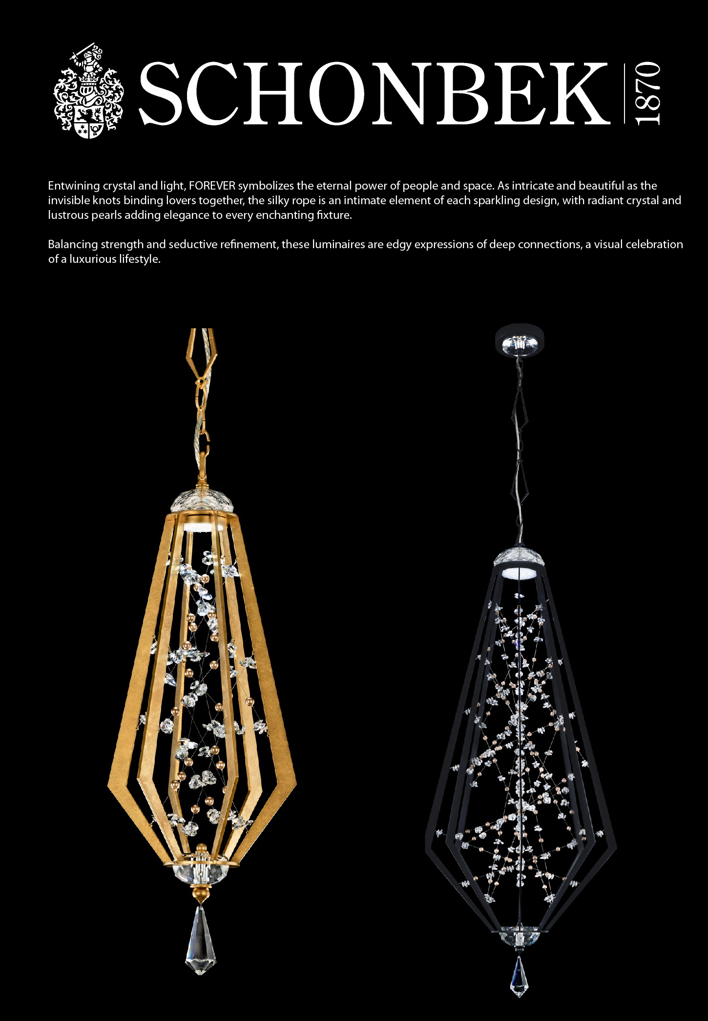 WAC | Schonbek introduces the FOREVER Collection, "Jewelry for Your Home"