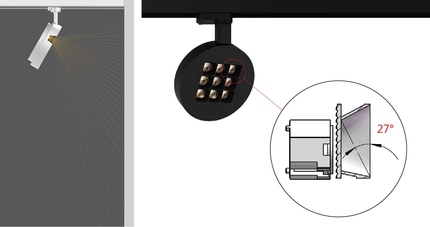 Patented Anti-Glare Wall Washer