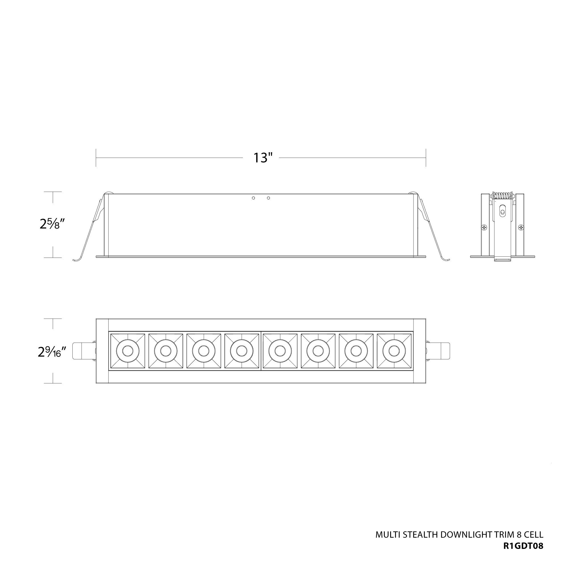 Multi Stealth Downlight Trim