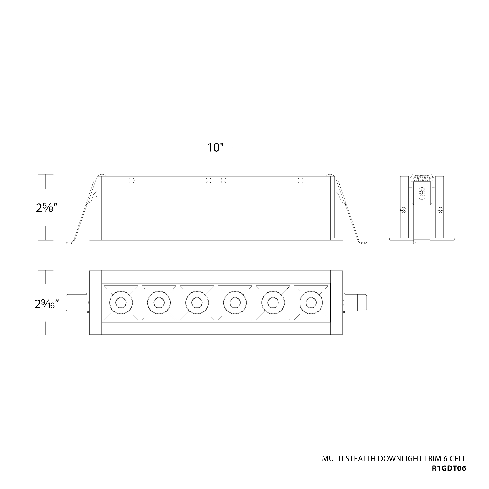 Multi Stealth Downlight Trim