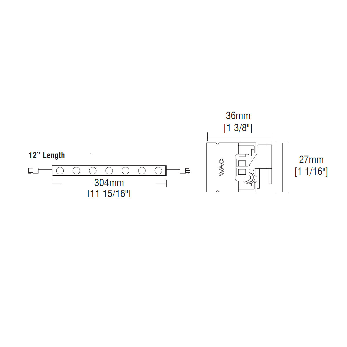 LIGNE III Wall Grazer 12"