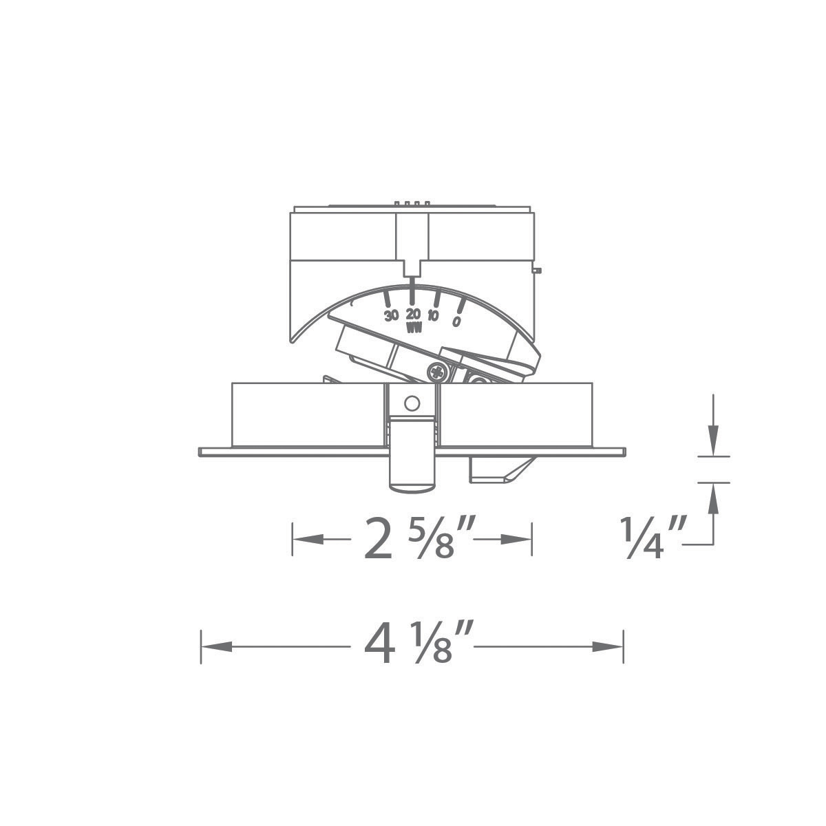 Aether 2″ Square Wall-Wash Trim