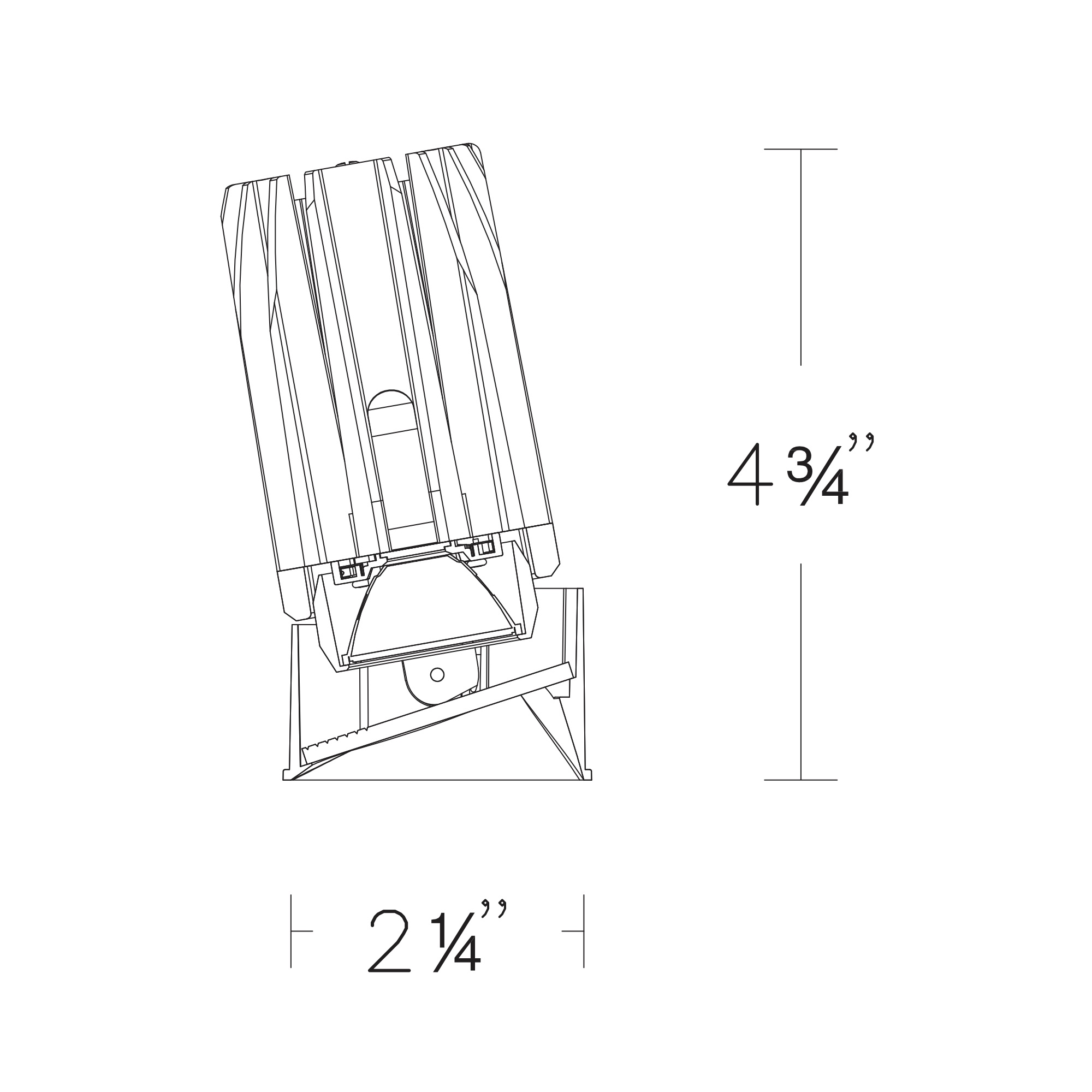 FQ 2″ Wall-Wash Trimless Square