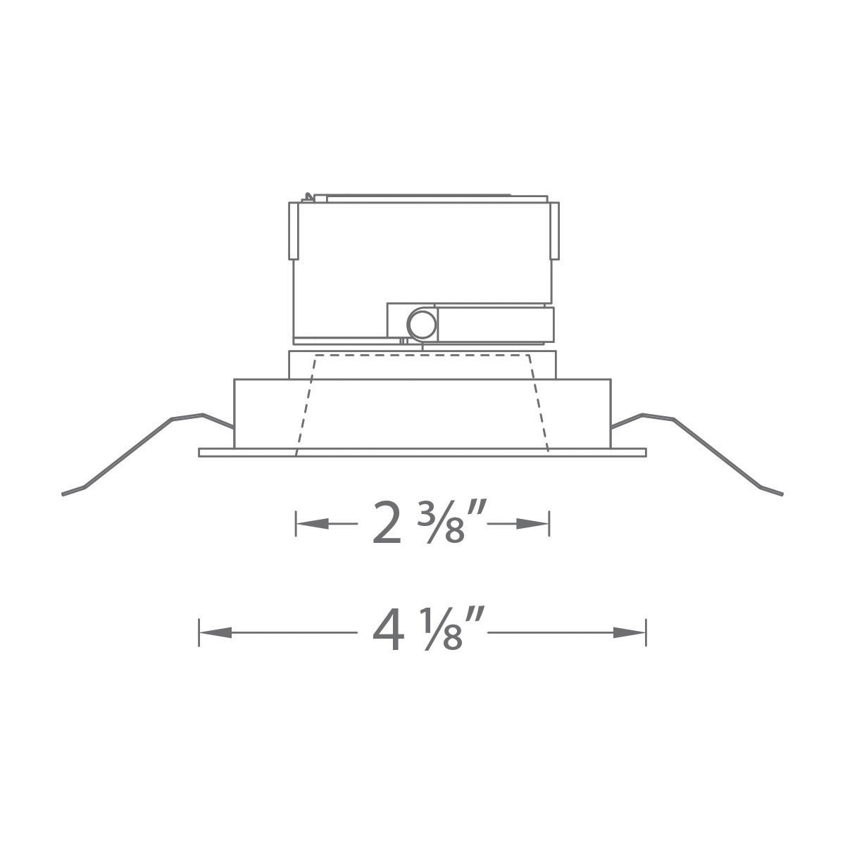 Aether 2″ Square Downlight Trim