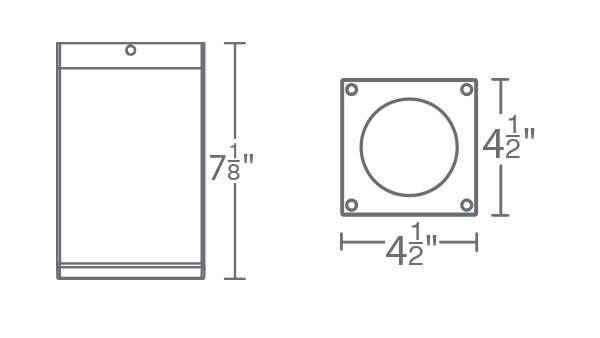 Cube Architectural 5" Ceiling Mount