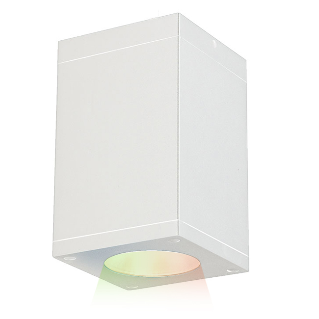 Cube Architectural 5" Color Changing Ceiling Mount