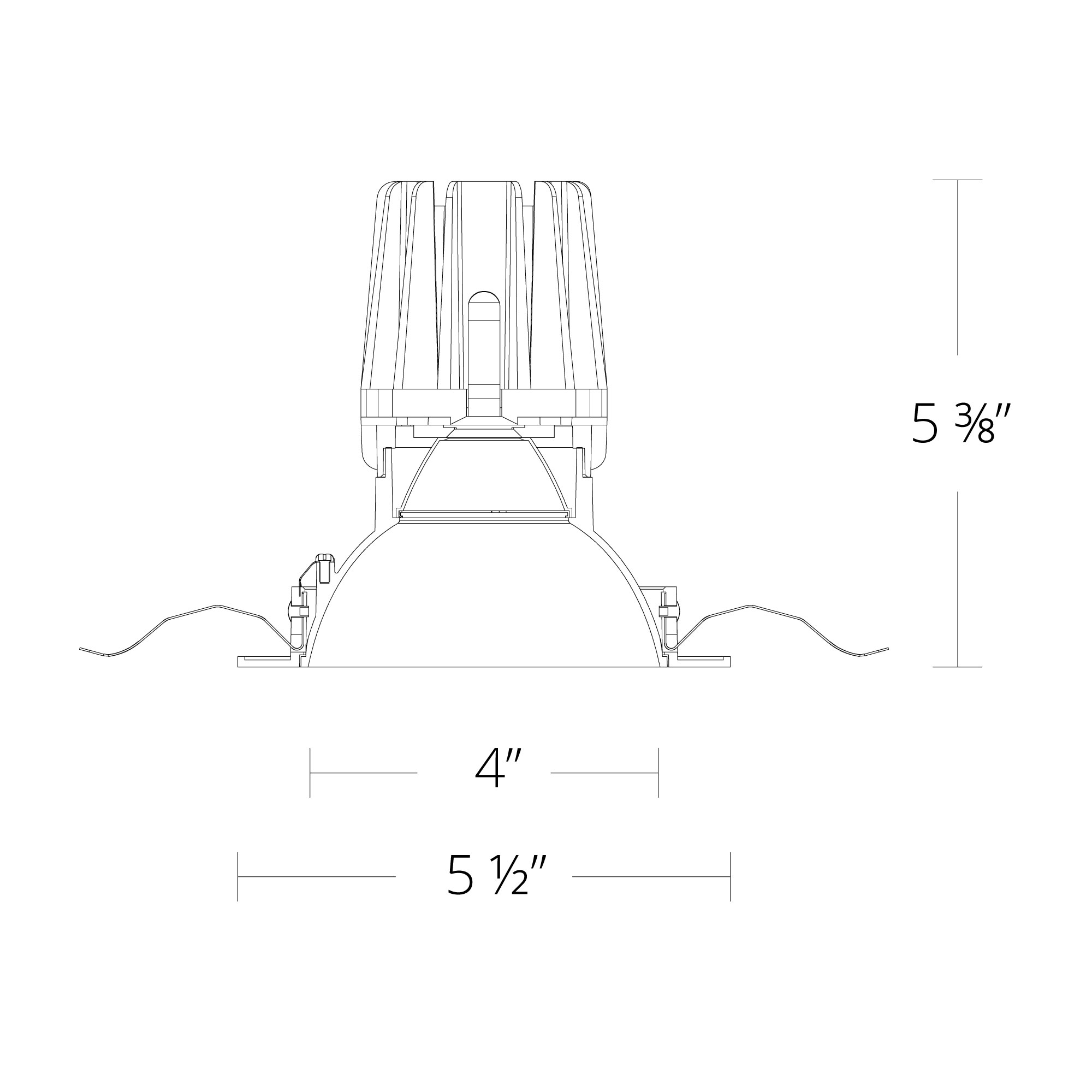 FQ 4″ Tunable White Downlight Trimmed Round