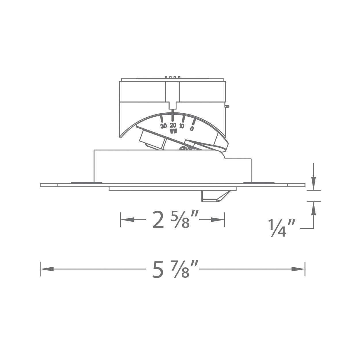 Aether 2″ Square Wall-Wash Trimless
