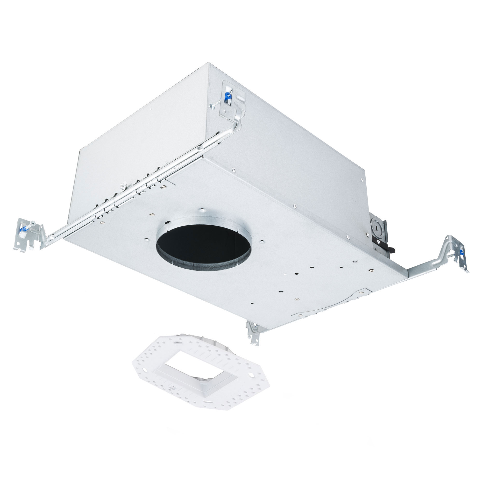 FQ 4″ New Const Housing Trimmed / Trimless, Round / Square