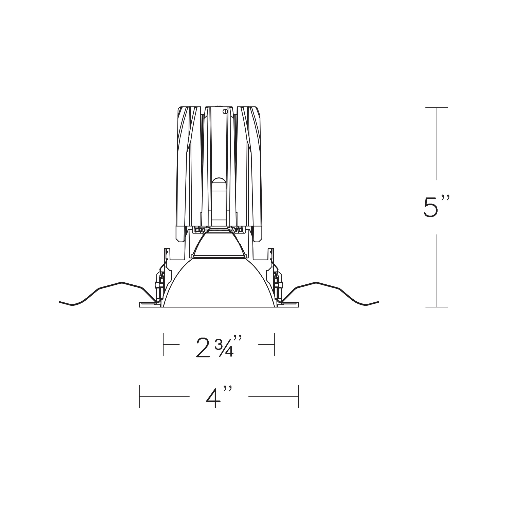 FQ 2″ Tunable White Downlight Trimmed Round