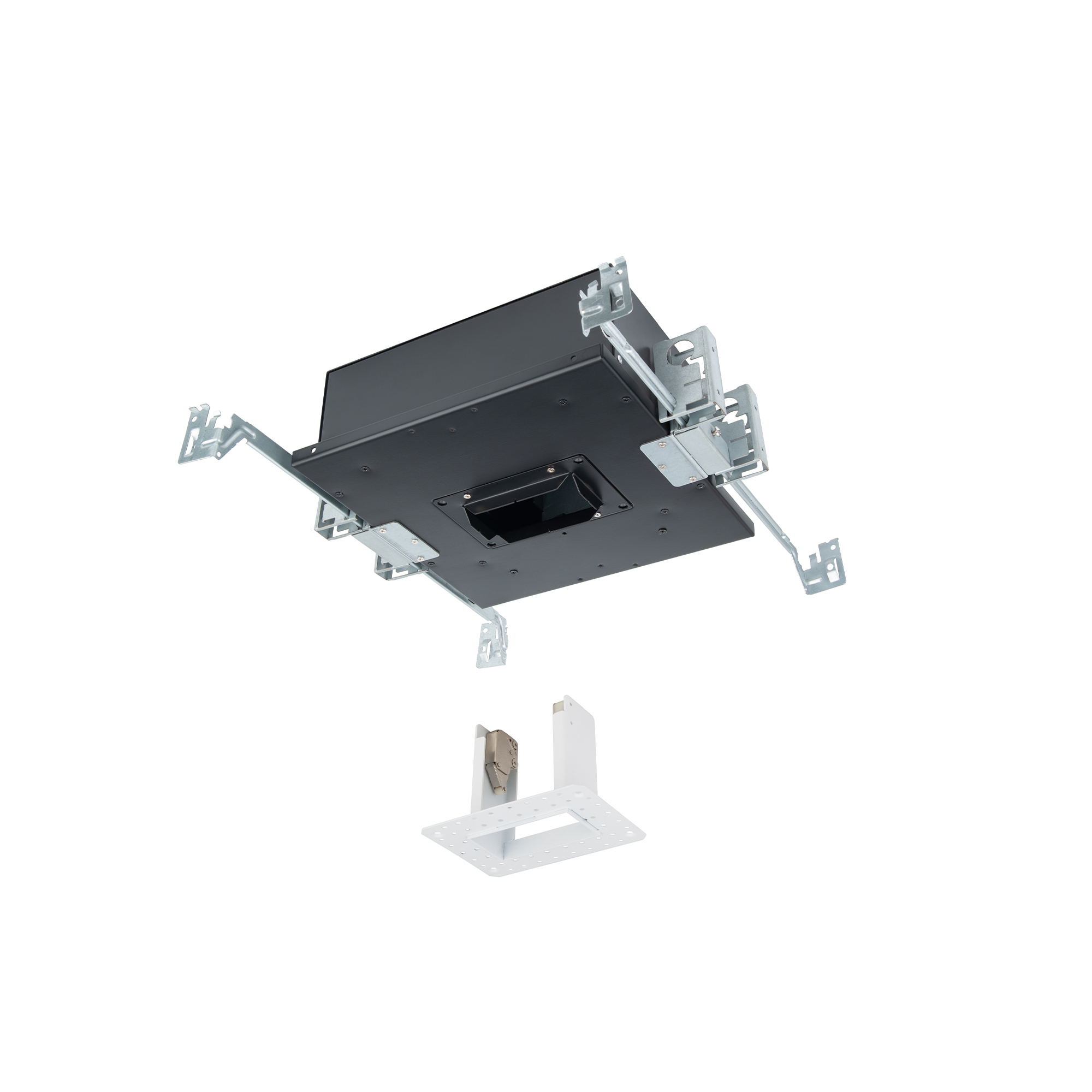 Multi Stealth New Construction Downlight & Wall-Wash Housing Trimless