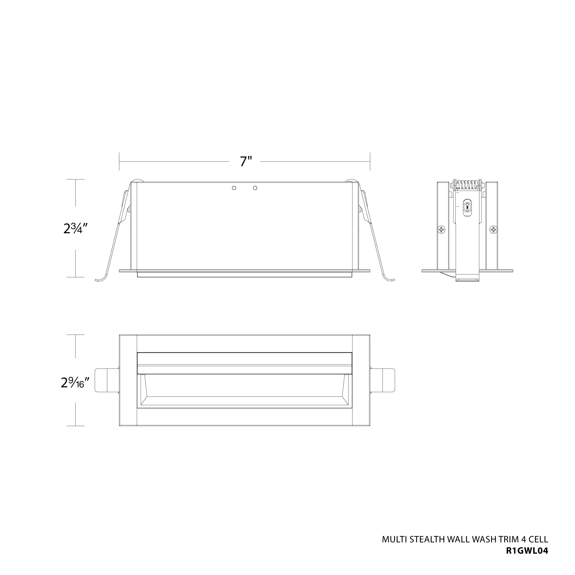 Multi Stealth Wall-Wash Trim