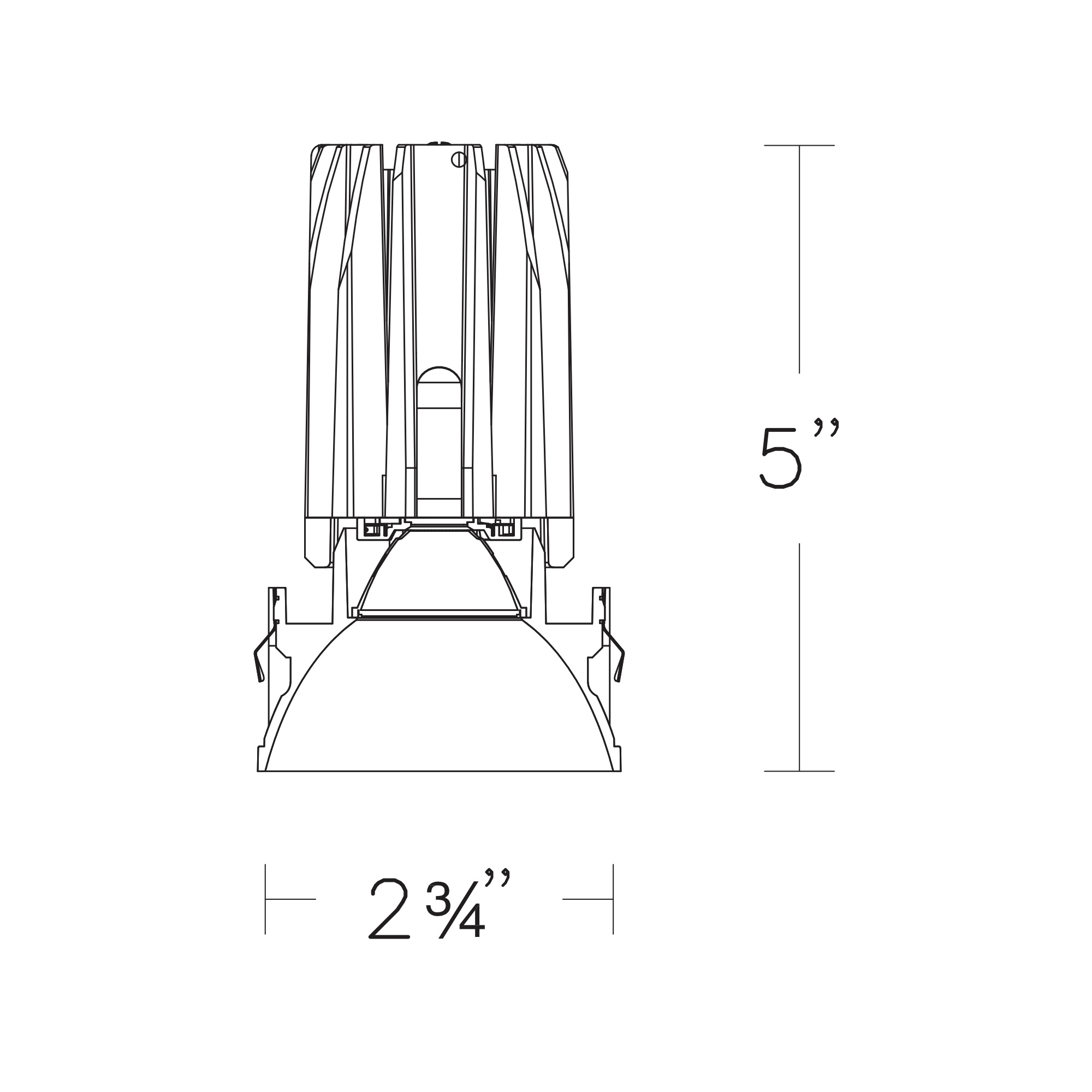 FQ 2″ Downlight Trimless Round