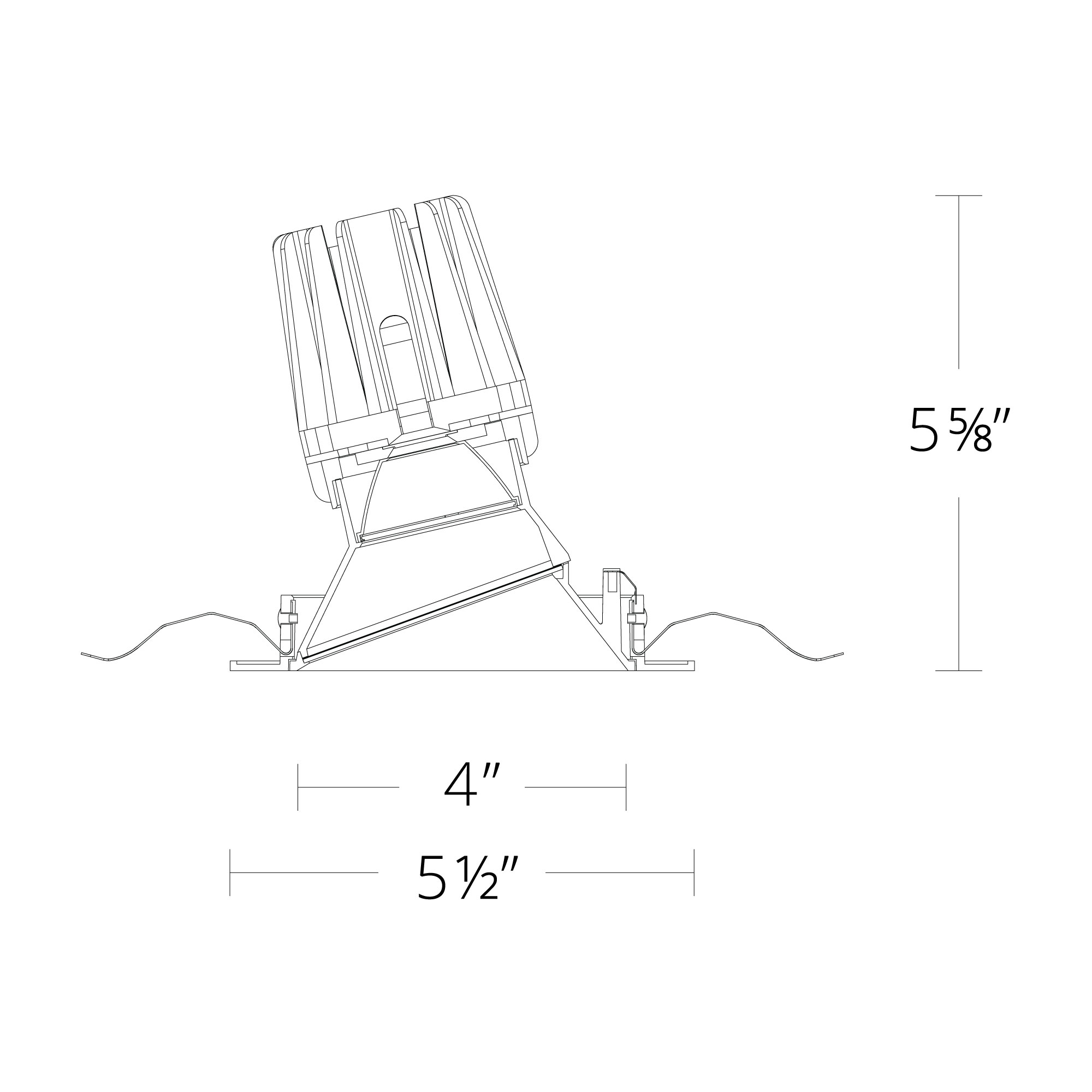 FQ 4″ Tunable White Wall-Wash Trimmed Round