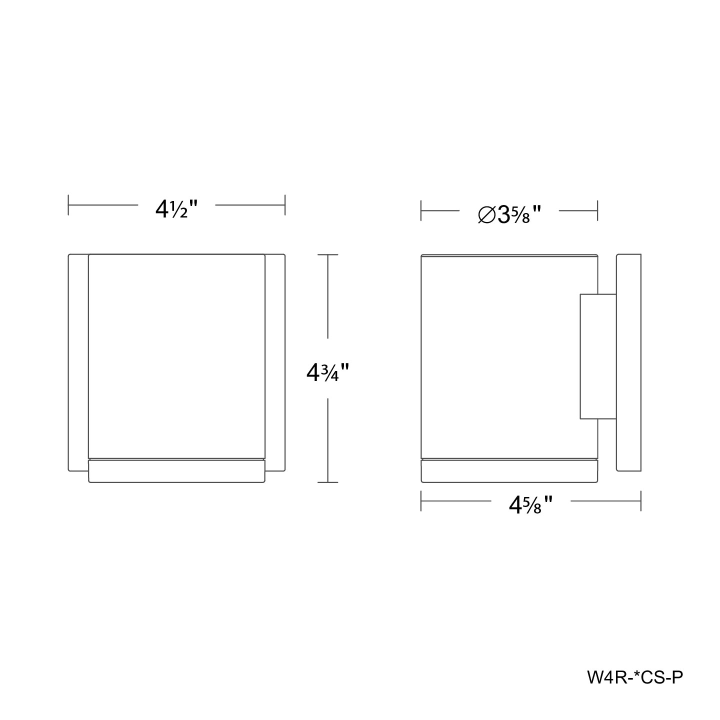 Zoron 5CCT Wall Mount - Round