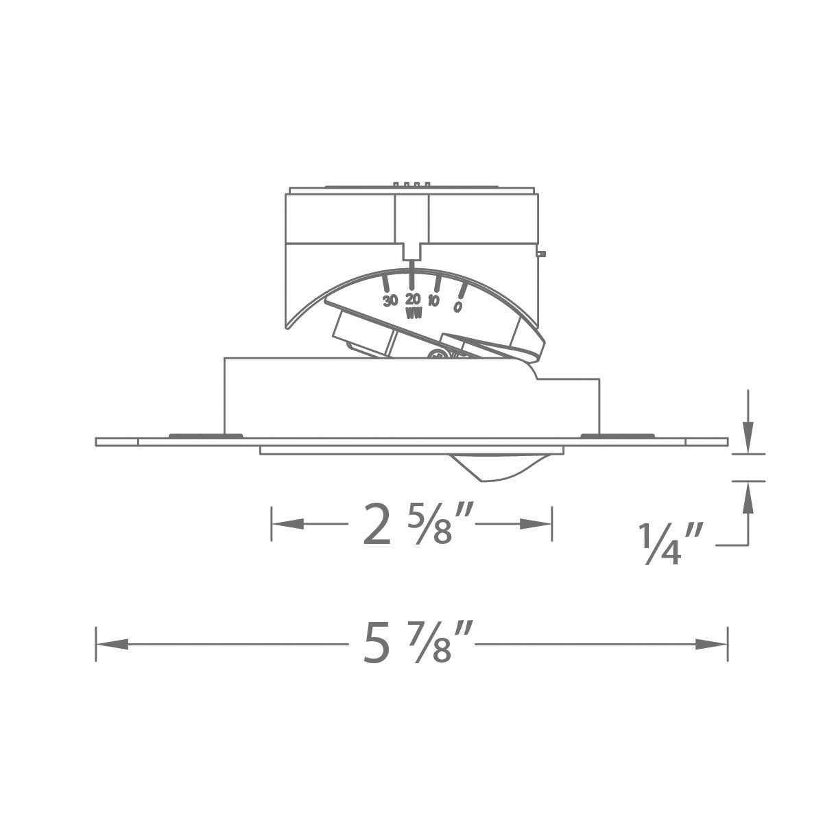 Aether 2″ Round Wall-Wash Trimless
