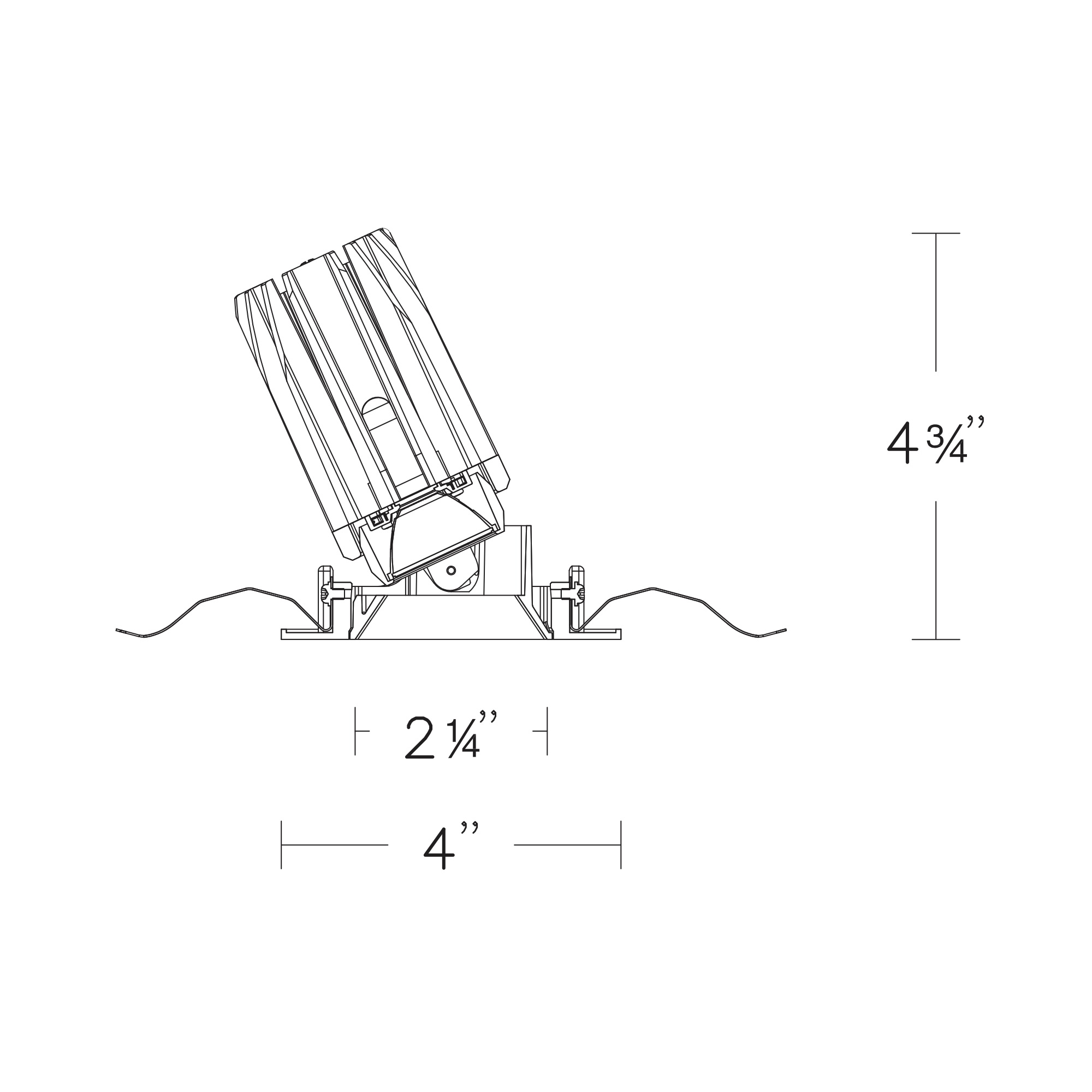 FQ 2″ Adjustable Trimmed Square