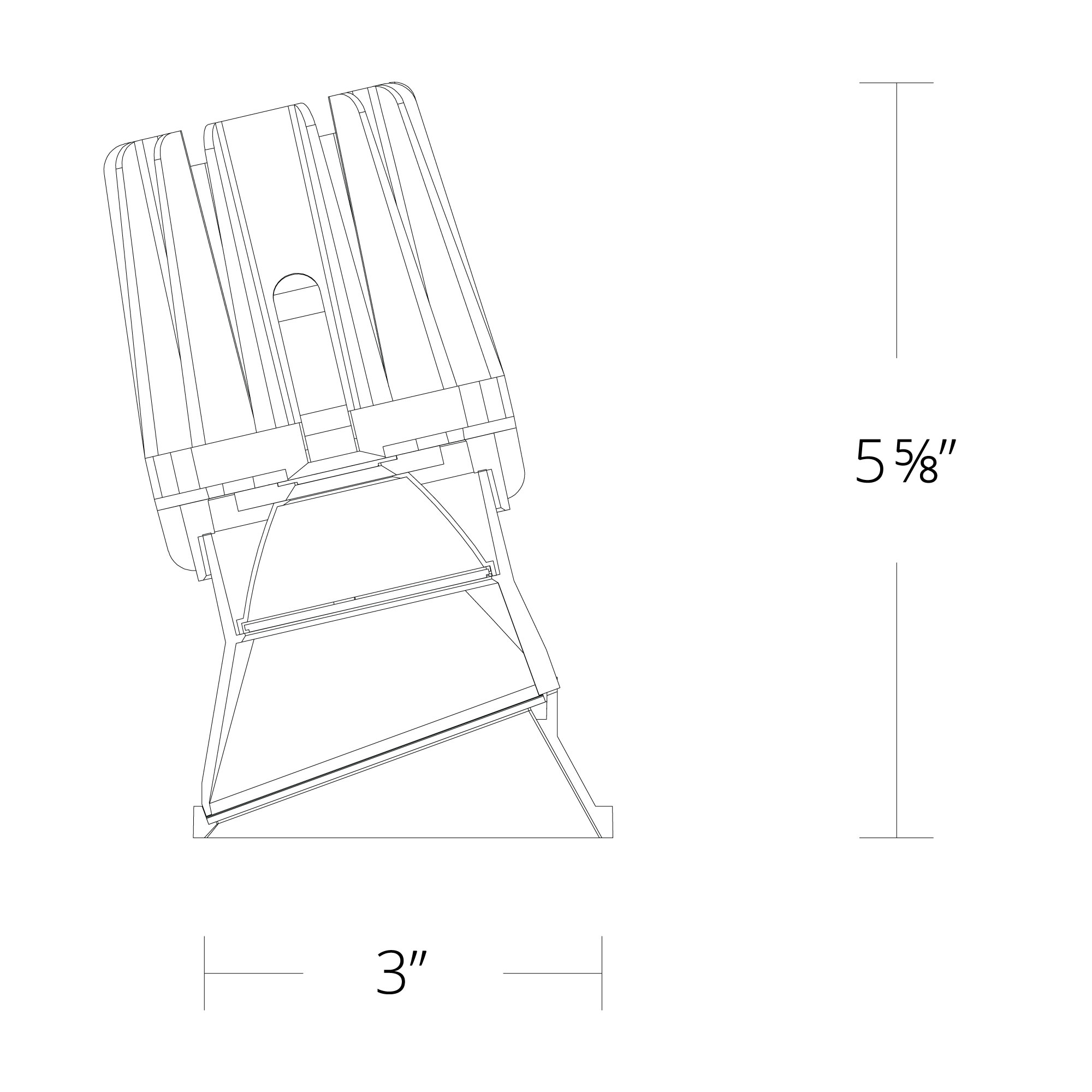 FQ 4" RGBW Wall Wash Trimless Square